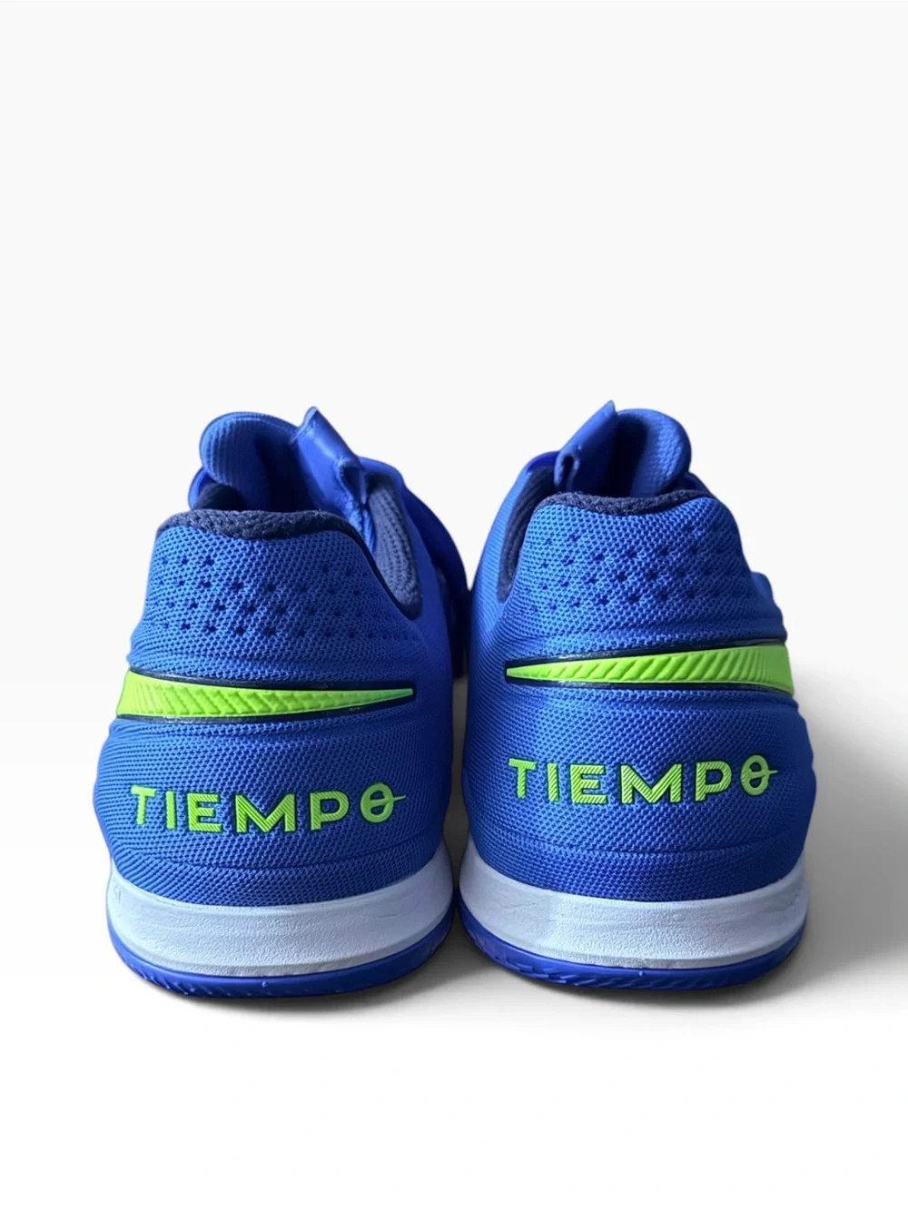Nike Men's Blue with Neon Green Shoes